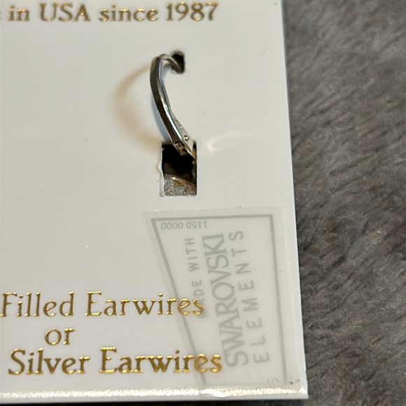 Liz Palacios Swarovski Pink Rock Candy Crystal Earrings-Boutique - Picture 6 of 6